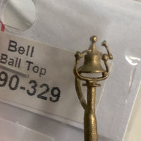 CAL-SCALE 190-329 HO -  Bell ball top  steam locomotive Brass Casting.*