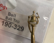 CAL-SCALE 190-329 HO -  Bell ball top  steam locomotive Brass Casting.*