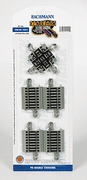 Bachmann - Crossing w/Nickel Silver Rail & Gray Roadbed - E-Z Track(R) -- 90-Degree