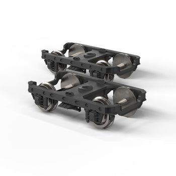 BOGIES - 2AN Passenger Car Bogies Type B Plane Bearing Axlebox  #CPM2AN002 CtrlP Railway Models