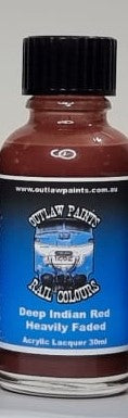 Outlaw Paints - Deep Indian Red Heavily Faded