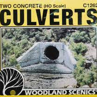 Woodland Scenics: C1262 CONCRETE CULVERTS - HO SCALE