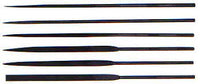 Excel - 6 Assorted Files - 5 1/2' long, 1/8'shank, cut #2