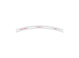 Peco: Tracksetta: OO/HO Gauge 10" STRAIGHT (254mm long)  Tracklaying Template: OOT10