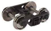 Bowser - Arch Bar Trucks with Metal Wheels -- 1 Pair (74326)