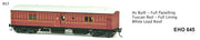 EHO SDS Models: EHO 645 Full Paneling Tuscan Red - Full Lining White Lead Roof ** 017