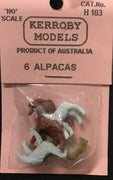 Kerroby Models - H103 6 Alpacas