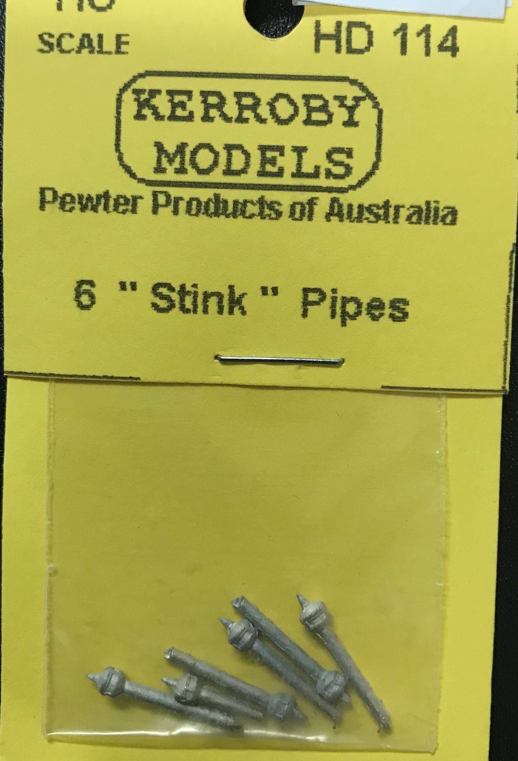 Kerroby Models - HD 114 - 6 'Stink' Pipes