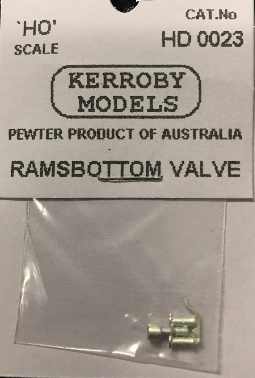 Kerroby Models - HD23 Ramsbottom Valve