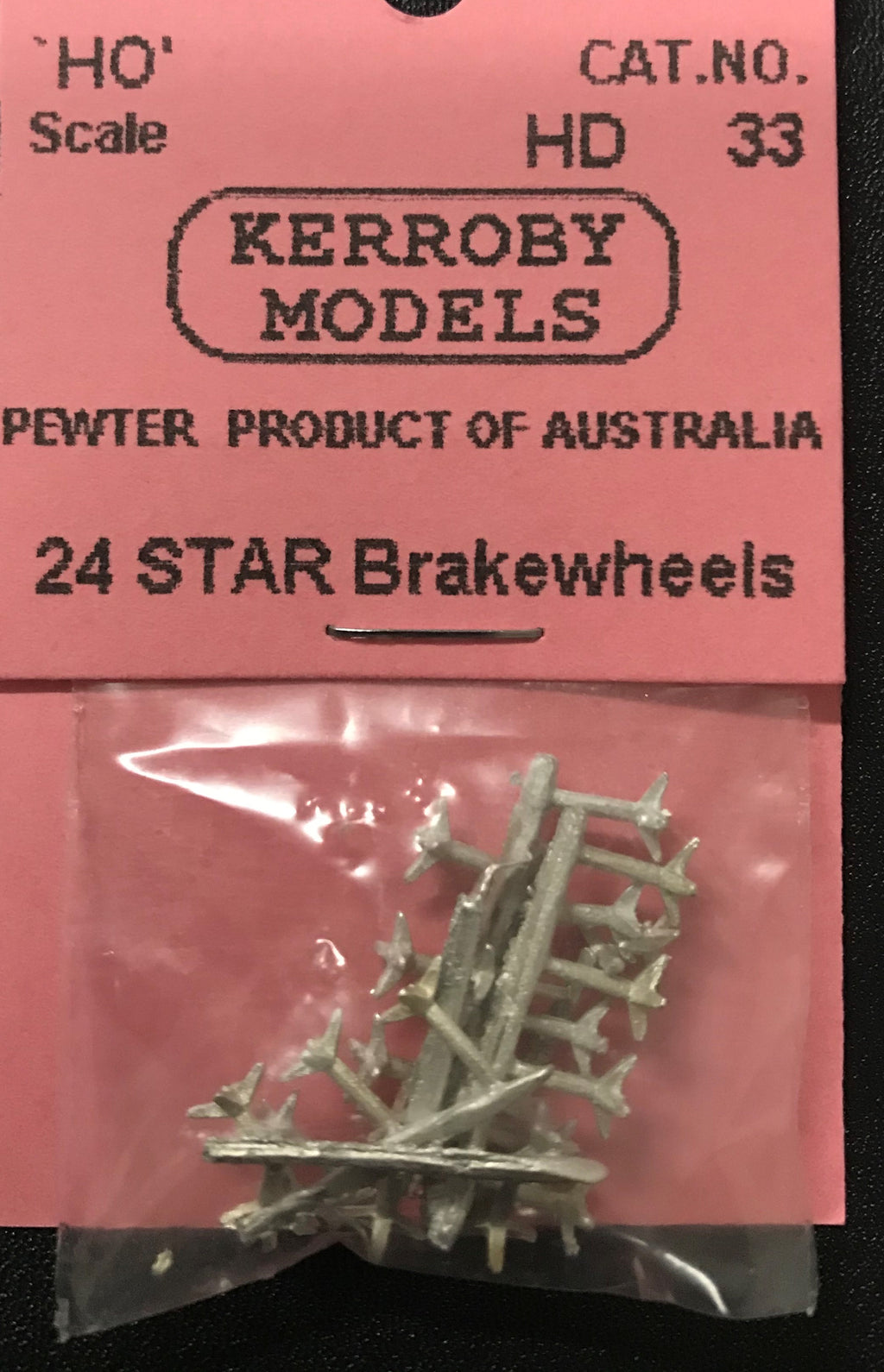 Kerroby Models - HD 33 - 24 Star Brakewheels