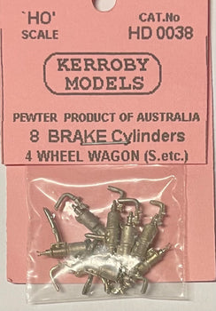 Kerroby Models - HD038 - 8 Brake Cylinders 4 Wheel Wagons