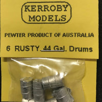 Kerroby Models - HD 63 - 6 Rusty 44 Gal Drums