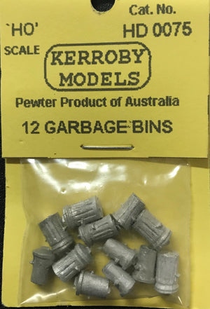 Kerroby Models - HD75 12 Garbage Bins