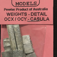 Kerroby Models - HD 86 Weights - Detail OCX/OCY - Casula