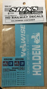 SOAK 257 HO DECAL - HOLDENWISE CONTAINER