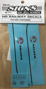 SOAK 258 HO DECAL - HOLDEN CONTAINER