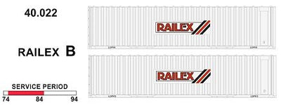 SDS Models: 40' Jumbo Containers: Twin Packs: Holden B : 40.020