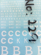 #33 Letters & Numbers for NSWGR  4 Wheel Coal Hopper, (LCH type) Private Owner Hoppers  B, CC, K, M, BELL BIRD: Ozzy NSWGR Decals: CHSK