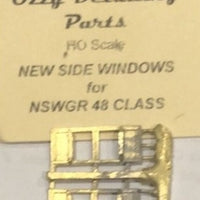 48 class #131 SIDE CAB WINDOW for NSWGR 48 CLASS DIESEL LOCOMOTIVE Ozzy Brass Detailing Parts:  #131