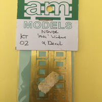 AM Models : KT 02 NSWGR ‘PHG’ Etch Brass Windows & Decal