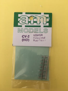 CV02 NSWGR Octagonal ("Monarch") Roof Vents (MHG Van) - AM Models