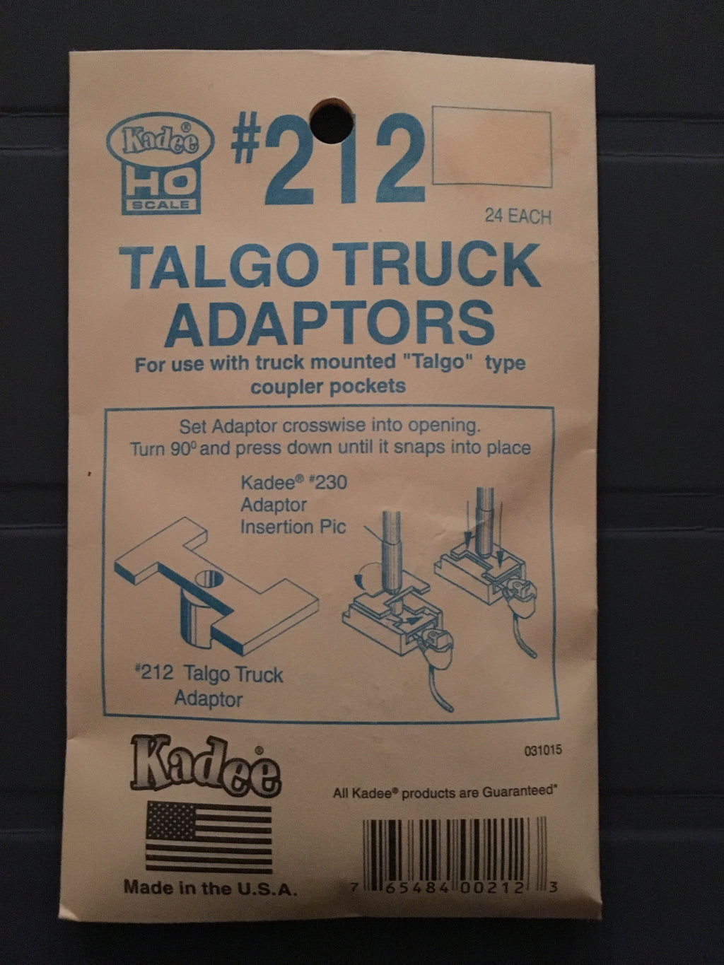 # 212 Talgo Truck Adaptors (HO)