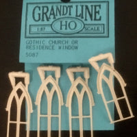 GRANDT LINE #5087 GOTHIC CHURCH OR RESIDENCE WINDOWS (4) "GRANDT LINE"