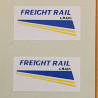004 Freight Rail Grain Wagon Logos   #1064  Ozzy Decals