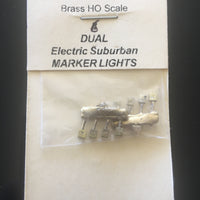 Marker Lights Dual Electric type #28 for Suburban Cars #28 Ozzy Brass
