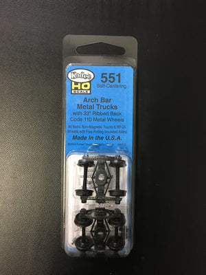 #551 Arch Bar Metal Trucks with 33