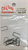 CAL-SCALE 190-508 HO Straight Grab IRONS (pkg 20).*