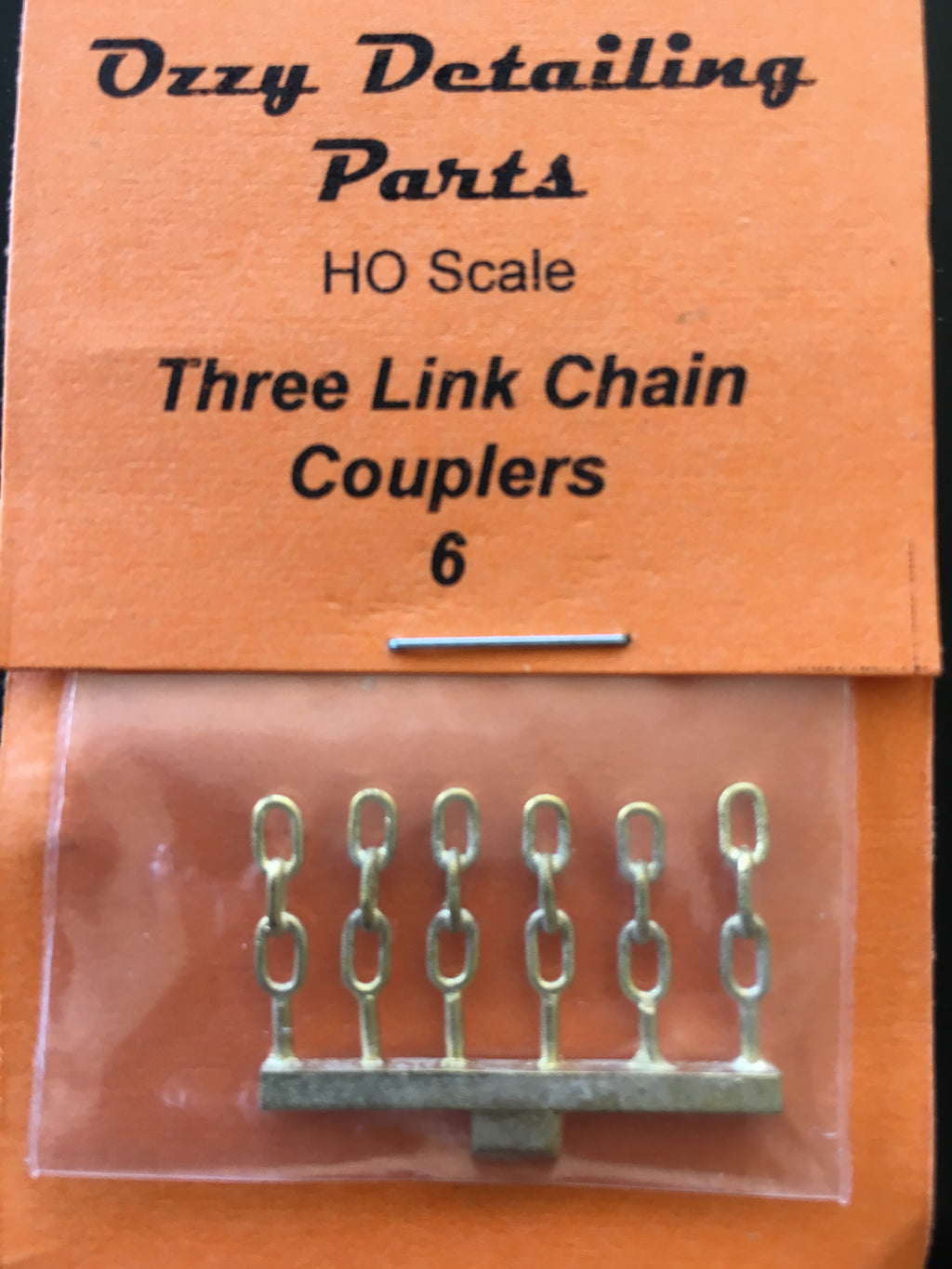 Draw - #39 - 3 link Chain Couplers, Ozzy Brass #39