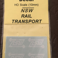 Ozzy Decals: NSW Rail Transport 10mm