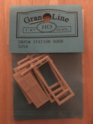 DOORS #5058 D & RGW STATION DOOR & FRAME HO Grandt Line