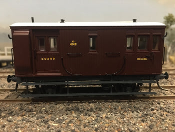 HG11 - HG 4148 N.S.W.G.R. Casula Hobbies RTR Model Brake Van Passenger Brown, in service 5-1911 converted 1957 for Yass Town was condemned 9-1967.*