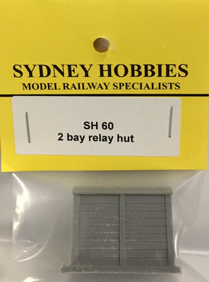 SH60 Two Bay Relay Hut NSWGR; SYDNEY HOBBIES MODEL RAILWAY SPECIALISTS.