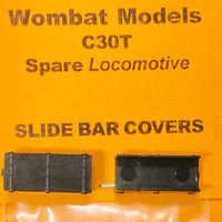 Parts: Wombat models C30T: SLIDE BAR COVERS 1 Pr.