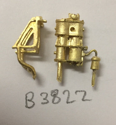 B3822 - C38 Class Compressor & Bracket #B3822 Ozzy Brass NSWGR
