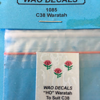 #1085 C38 Waratah: Ozzy NSWGR Decals