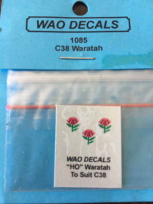 #1085 C38 Waratah: Ozzy NSWGR Decals