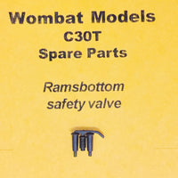 Parts: Wombat models C30T: LOCOMOTIVE Ramsbottom  safety valve