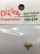 CAL-SCALE 190-234 HO Dual Voltage Generator (1) steam locomotives Brass Casting.*