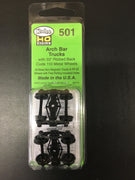 #501 Arch Bar bogie 33inch ribbed back wheels