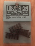 STIRRUPS 5190 D & RGW   DBG STIRRUP STEPS "GRANDT LINE"