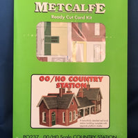 Metcalfe - COUNTRY STATION OO/HO  Ready Cut Card Kits