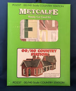 Metcalfe - COUNTRY STATION OO/HO  Ready Cut Card Kits