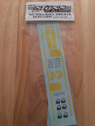 189 SOAK AN 930 LIVERY (bright yellow) SOAK DECAL HO