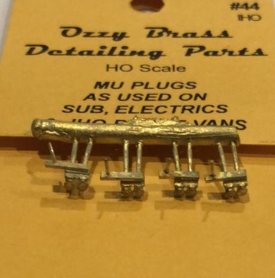 #44 - MU PLUGS   As used on Sub, Electrics & IHO Brake Vans Ozzy Brass