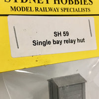 SH59 Single Bay Relay Hut NSWGR; SYDNEY HOBBIES MODEL RAILWAY.