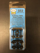 #553 Andrews (1898) Self Centering Trucks 3" wheels KADEE